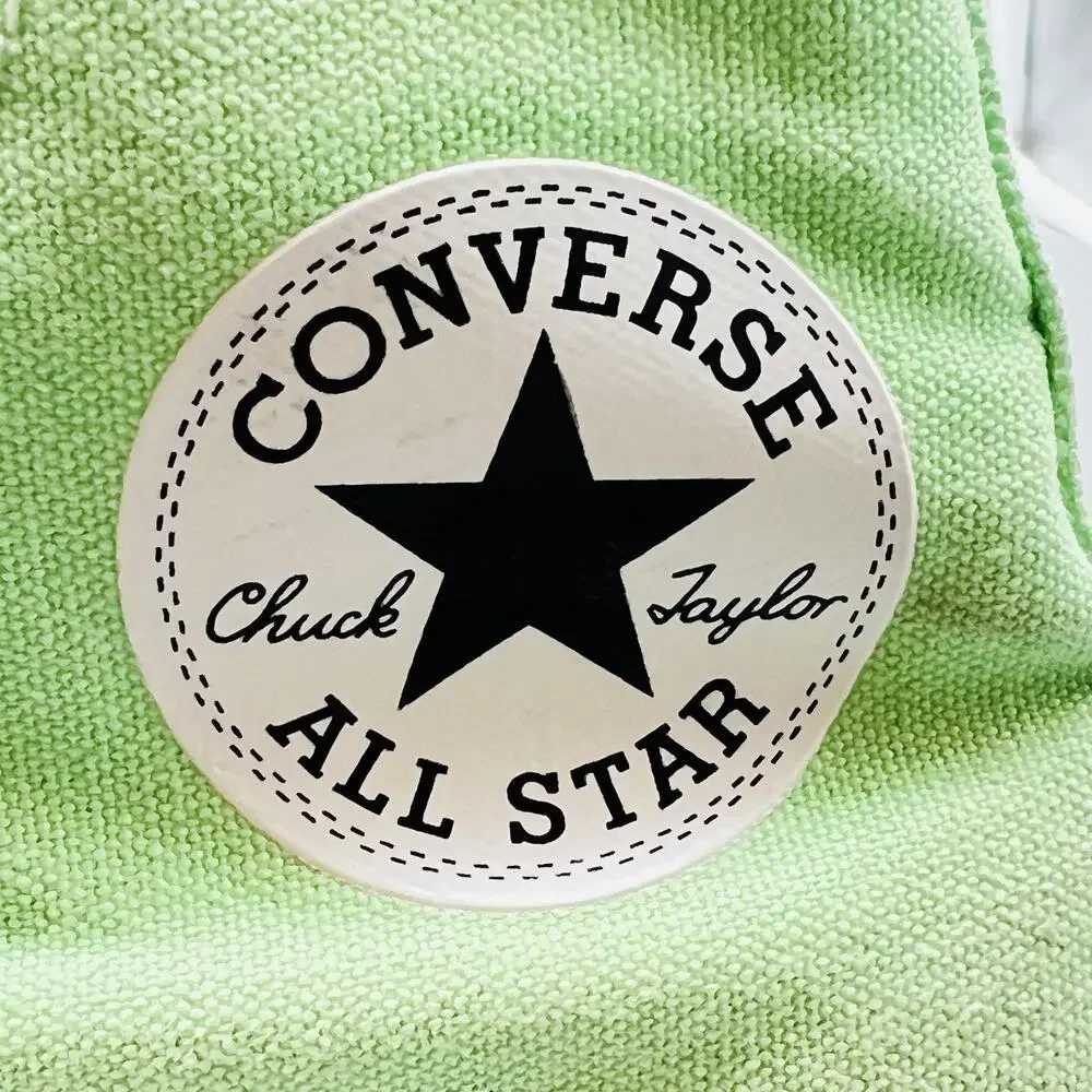 Converse Shoes Womens 7 Green Canvas Chuck Taylor All Star High Sneakers Comfort - Picture 10 of 10